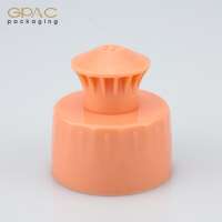 Plastic Push Pull Cap With 4 Holes For Water Bottle 28/410